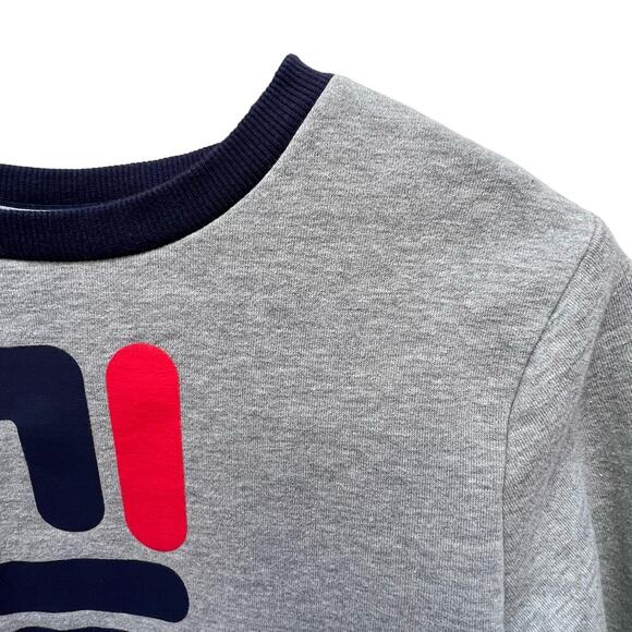 FILA Youth Crewneck Fleece Sweatshirt Size L - Picture 4 of 8